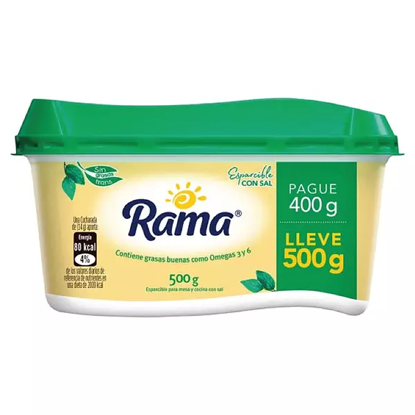 Margarina Rama Pag 400 Lleve 500 Und