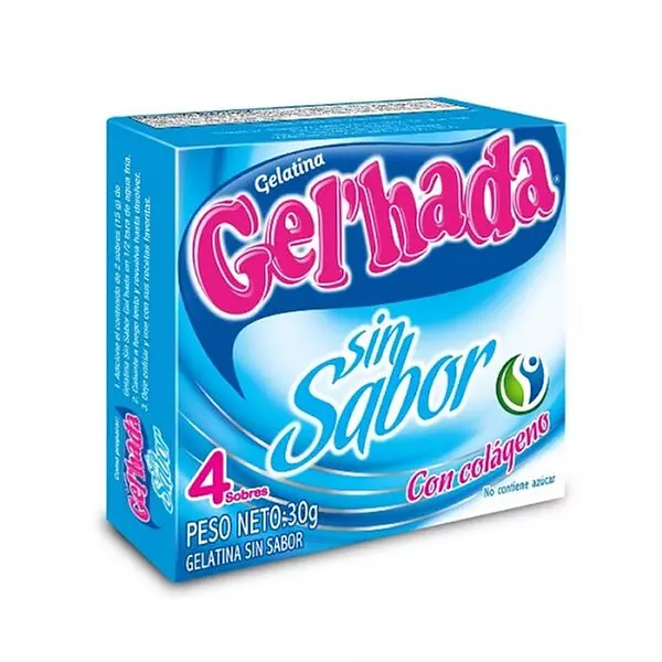 Gelatina Gel'Hada X 30grs Sin Sabor