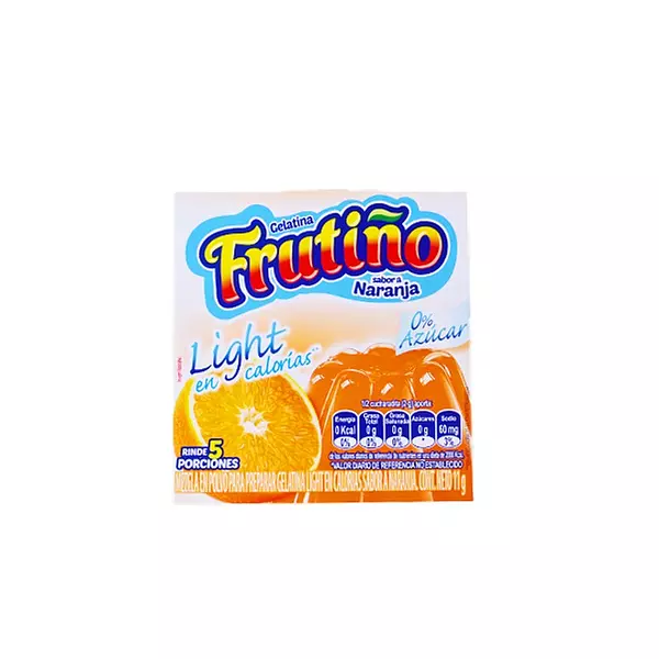 Gelatina Frutiño 11grs Naranja Light