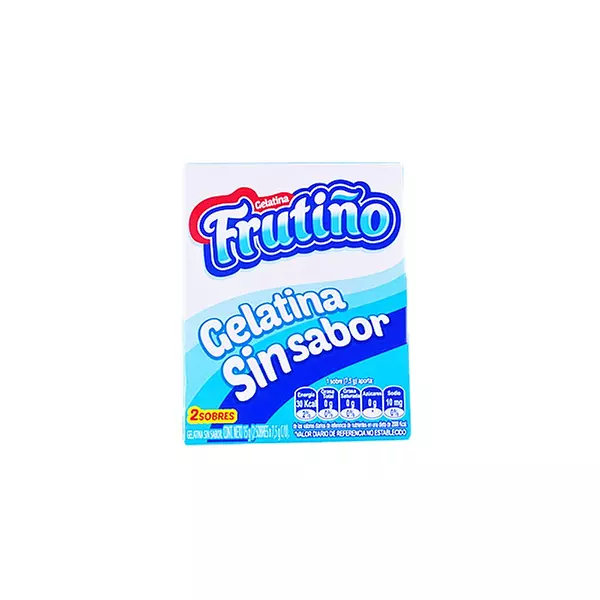 Gelatina Frutiño X 15grs Sin Sabor