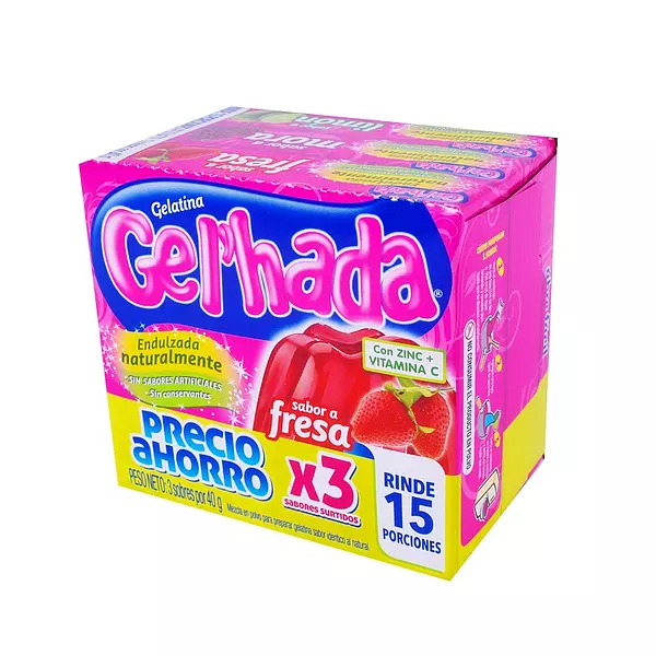 Gelatina Gel-Hada X 35gr 3 Unidades