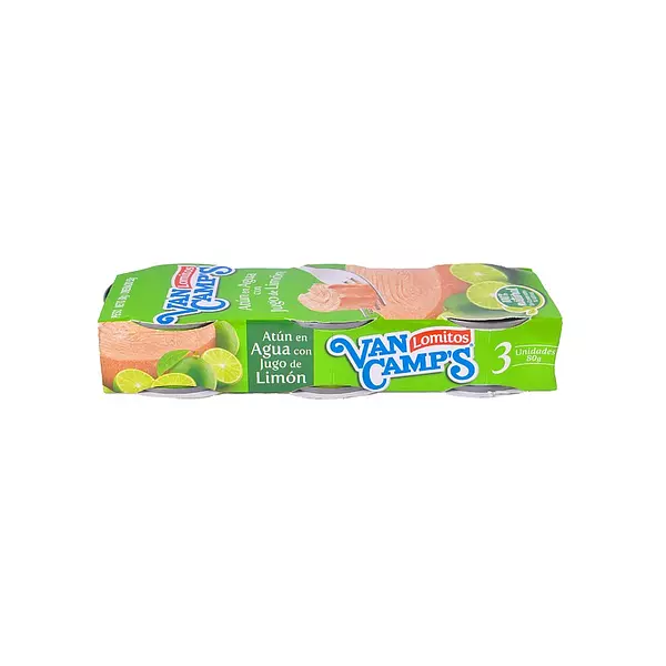 Atún Van Camps Limon X 80gr X 3 Unidades