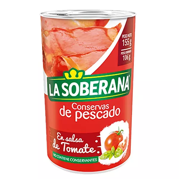 Sardina La Soberana Salsa De Tomate X 155gr