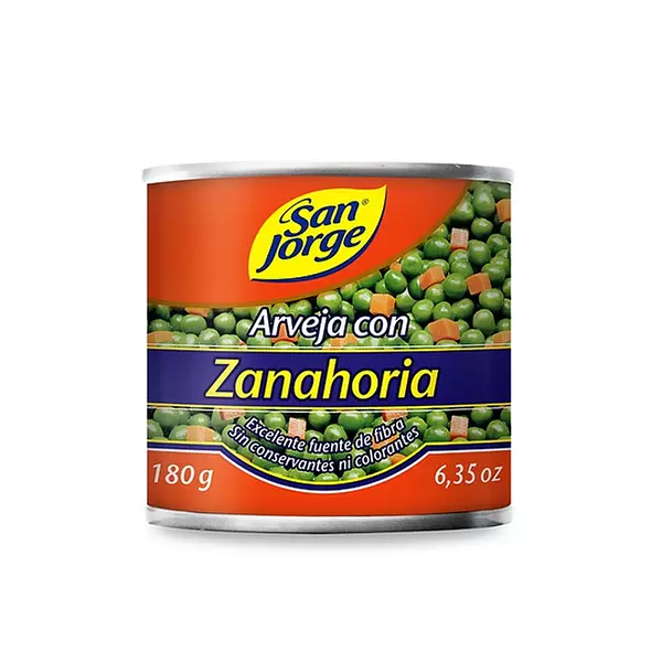 Arveja Con Zanahoria San Jorge X 180gr