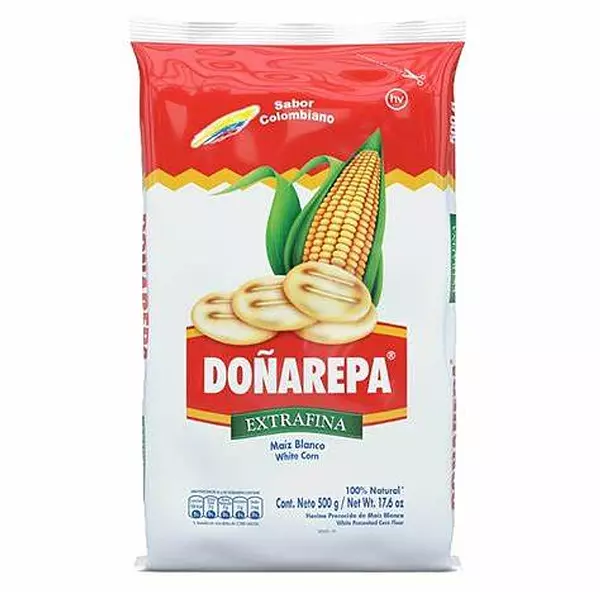 Harina Doñarepa Blanca X 500gr