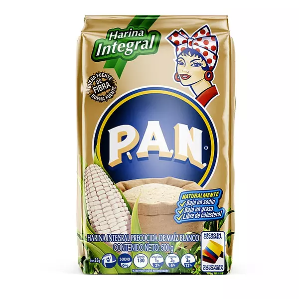 Harina De Maíz P.A.N Integral X 500gr