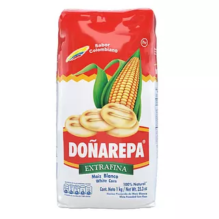 Harina Doñarepa Blanca X 1000gr