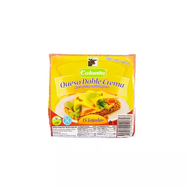 Queso Colanta Doble Crema X 250gr