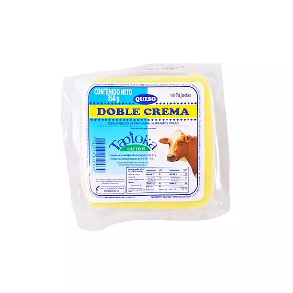 Queso Doble Crema Tapioka X 350gr