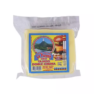 Queso La Pureza Doble Crema Tajado X 250gr