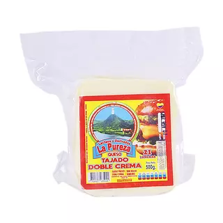 Queso Doble Crema La Pureza Tajado X 500gr