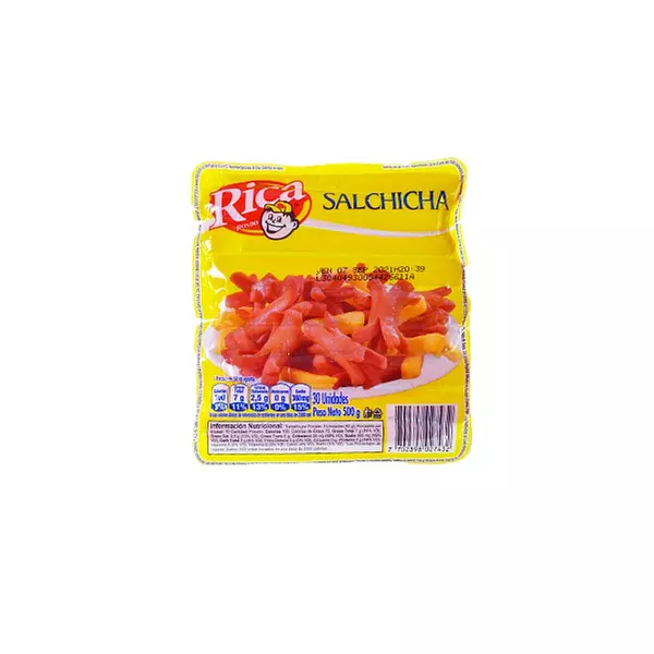 Salchicha Rica X 500gr