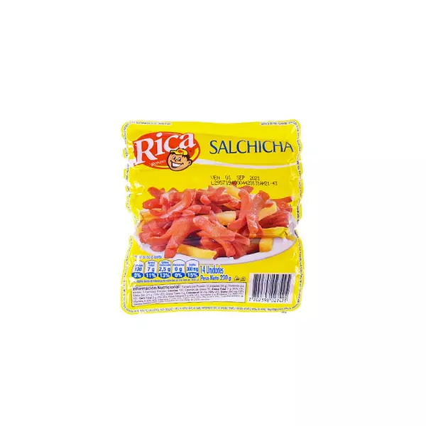 Salchicha Rica X 230gr