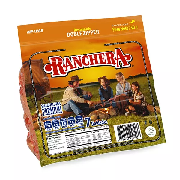 Salchicha Ranchera X 230gr