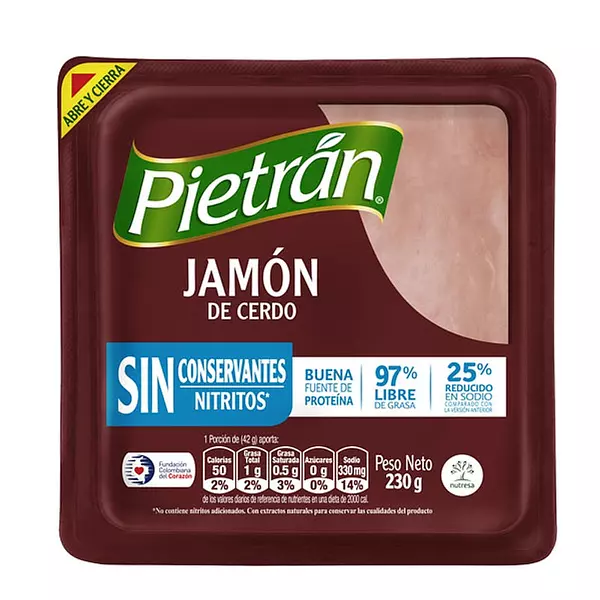 Jamón De Cerdo Pietrán X 230gr