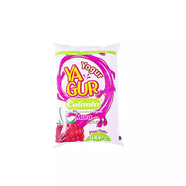 Yogurt Colanta Ya Gur Mora X 1000gr