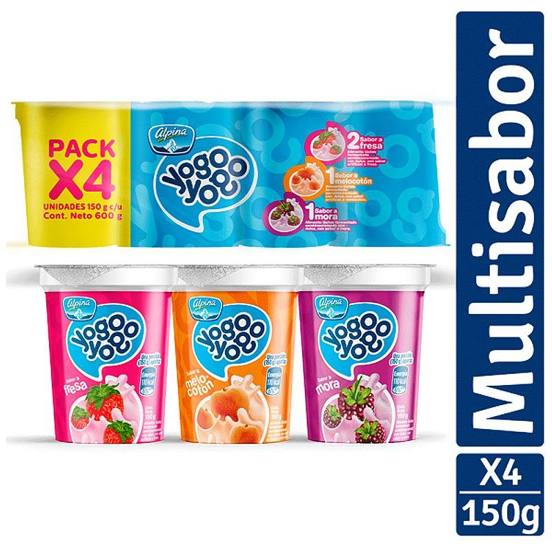 Alimento Lácteo Yogo Yogo X 150g 4 Unidades