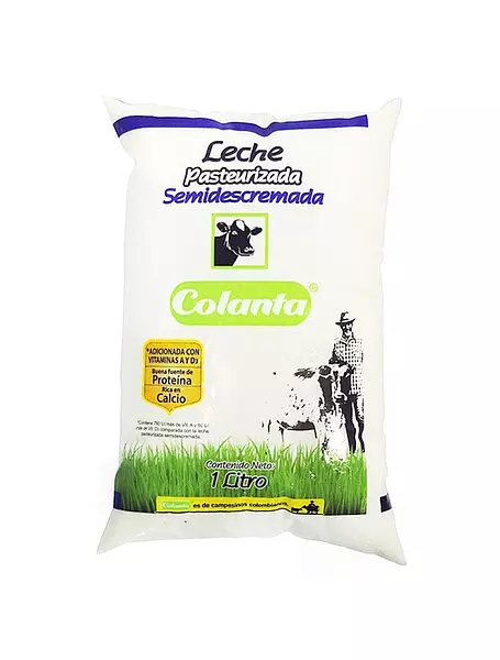 Leche Colanta Semidescremada X 1000ml