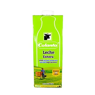 Leche Colanta Entera Uht Caja X 1000ml