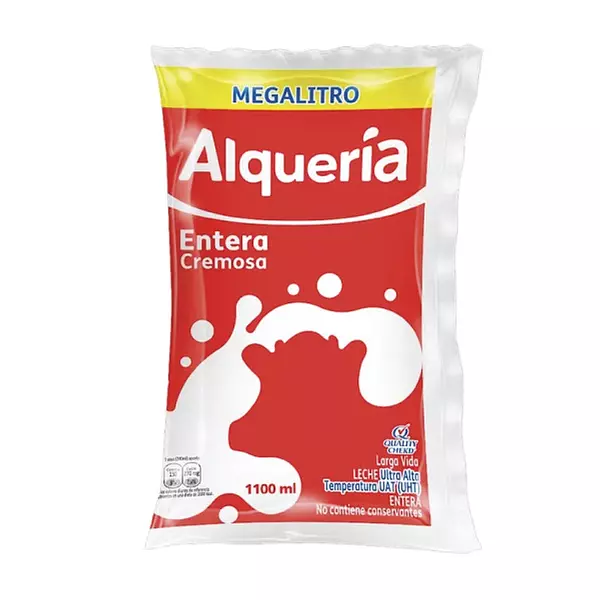 Leche Alquería Entera Uht X 1100ml