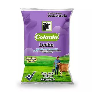 Leche Colanta Deslactosada X 1000ml