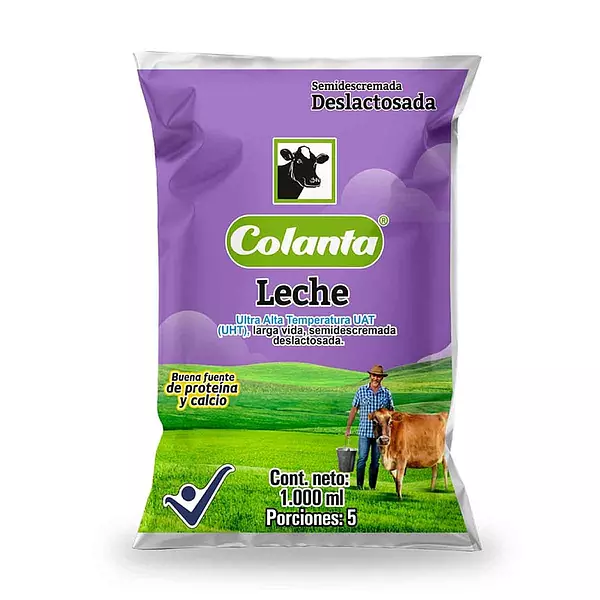 Leche Colanta Deslactosada X 1000ml