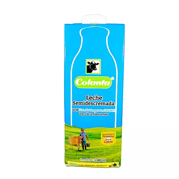 Leche Colanta Semidescremada X 1000ml