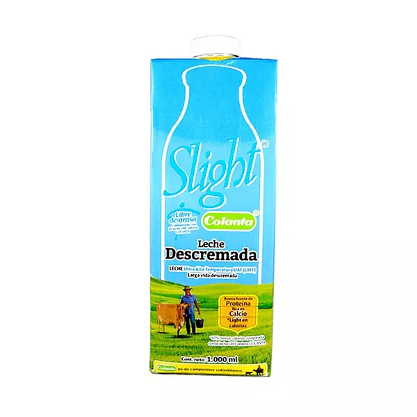 Leche Colanta Descremada Caja X 1000ml