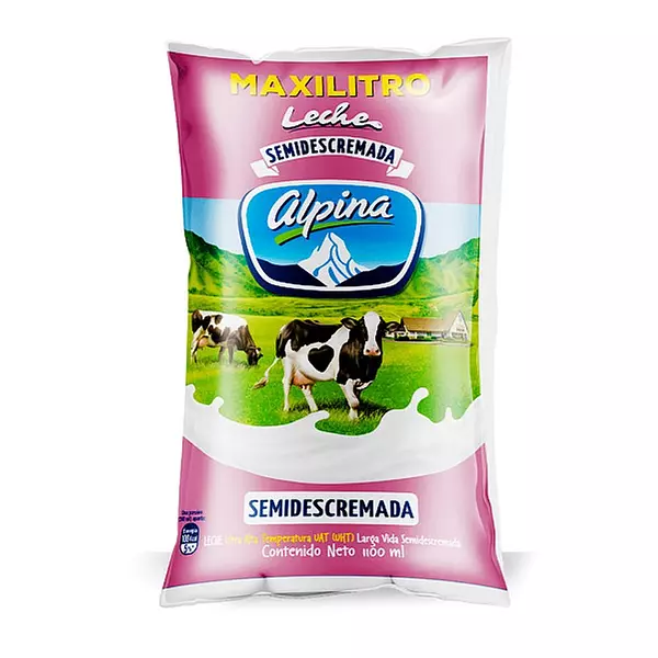 Leche Alpina Semidescrema Und