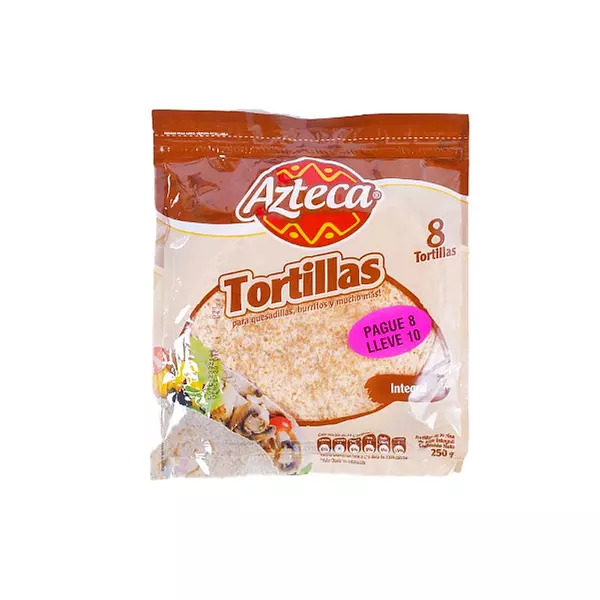 Tortilla Krospy 8und X 250grs Integral