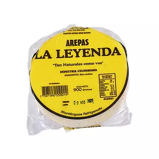 Arepas La Leyenda X 10 Unds