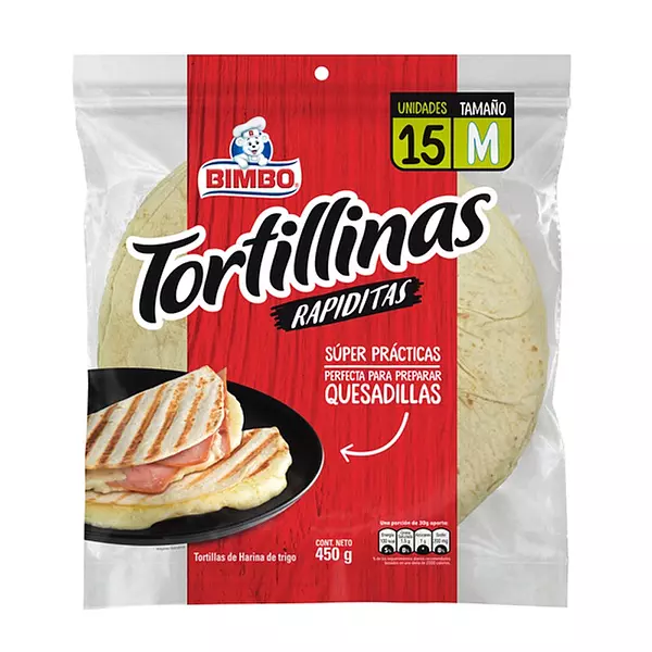 Tortilla Bimbo 15und