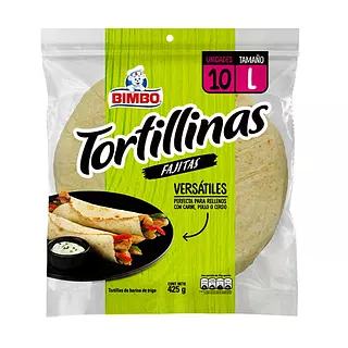 Tortilla Bimbo Blanca 10und