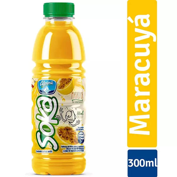 Refresco Alpina 300ml Soka Maracuy Und