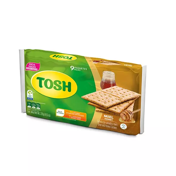 Galleta Tosh Light 9und Miel