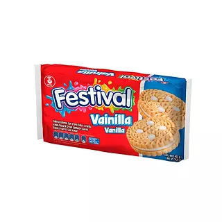 Galleta Festival 12 Pqt Vainilla Und