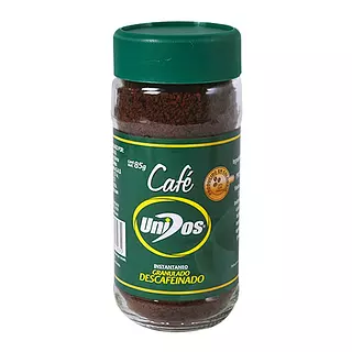 Cafe Unidos X 85grs Granulado Descafeinado