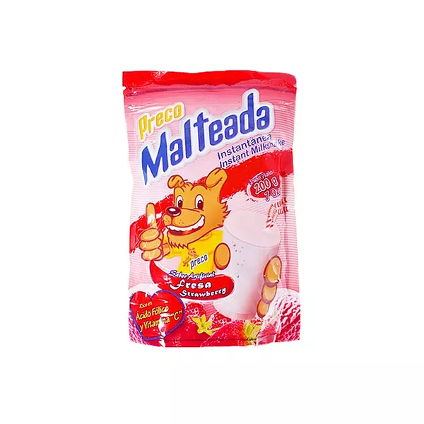 Malteada Preco X 200grs Fresa