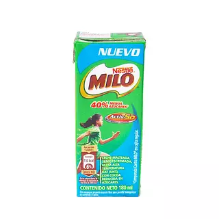 Bebida Milo X 180ml Menos Azucar