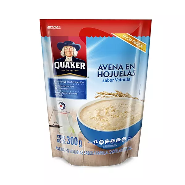 Avena Quaker Hoj-Vainilla X 300 Grs Und