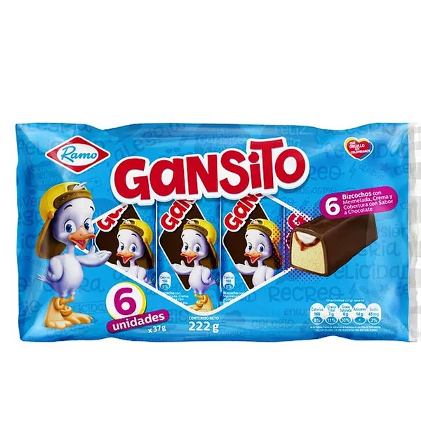 Ponque Ramo Gansito 6und