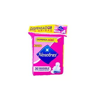 Toallas Nosotras Rapigel X 30 Unidades