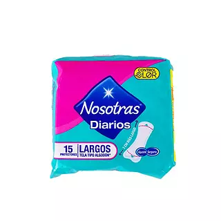 Protectores Nosotras Largos X 15 Unidades