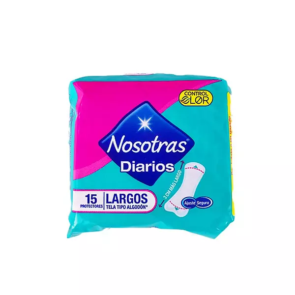 Protectores Nosotras Largos X 15 Unidades