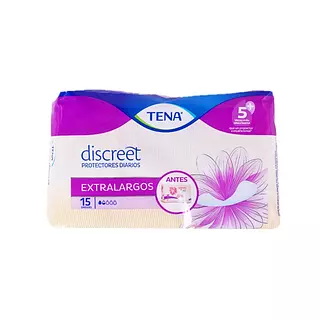 Protectores Lights By Tena Ex/Largos X 15 Unidades