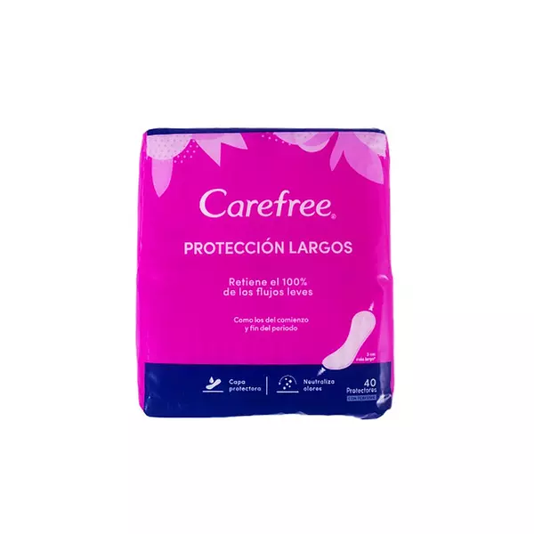 Protectores Carefree Largos X 40 Unidades