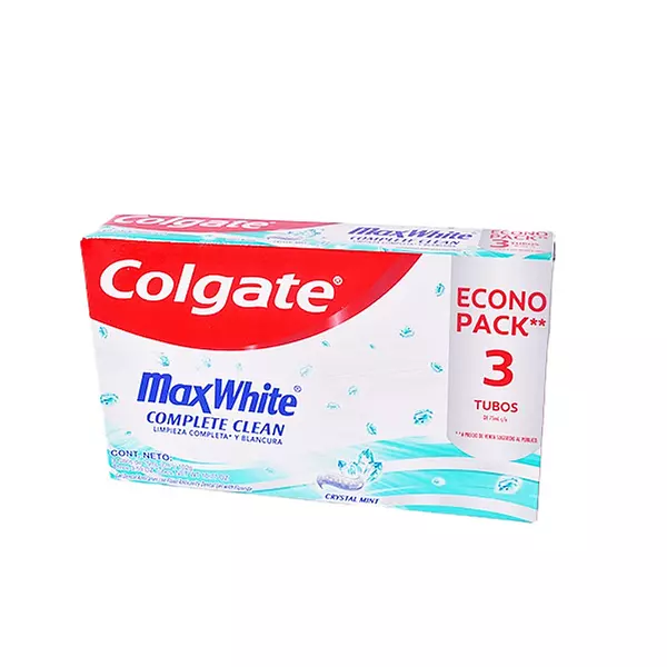 Crema Den Colgate 75cc 3uds Max White