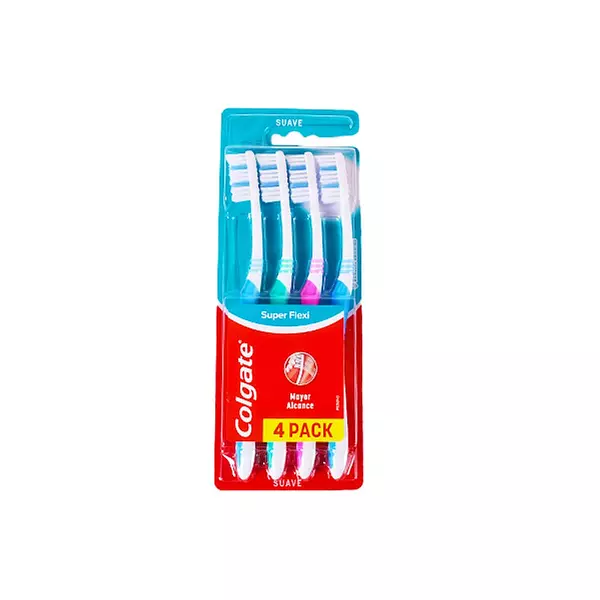 Cepillo Colgate Super F.Suave 4ud