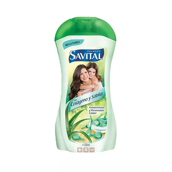 Shampu Savitel 550ml Colageno Y Sabila Und