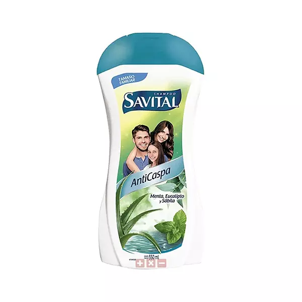 Shampu Savital 550ml Anticaspa Und